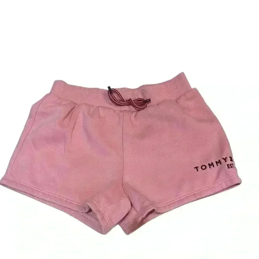 Tommy Hilfiger Kids' Knit Logo Sweatshort size Small 6-7
